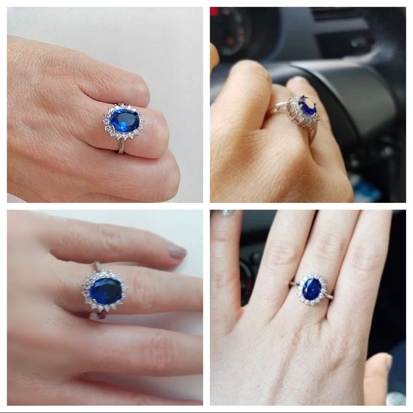 💍 Princess Diana/KateMiddleton signature engagement ring (resizable) - Picture 6 of 7